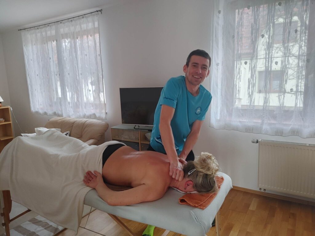 Masáže sportovkyň v Bílovicích nad Svitavou.